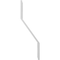 Ekena Millwork Premium Z-Brackets for Barn Door Track (set of 2), Rocket White GB6001TZRW - alternate 3